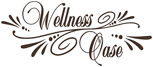 Samunshi® Wandtattoo Wellness Oase Wandsticker 100 x 43cm braun von Samunshi