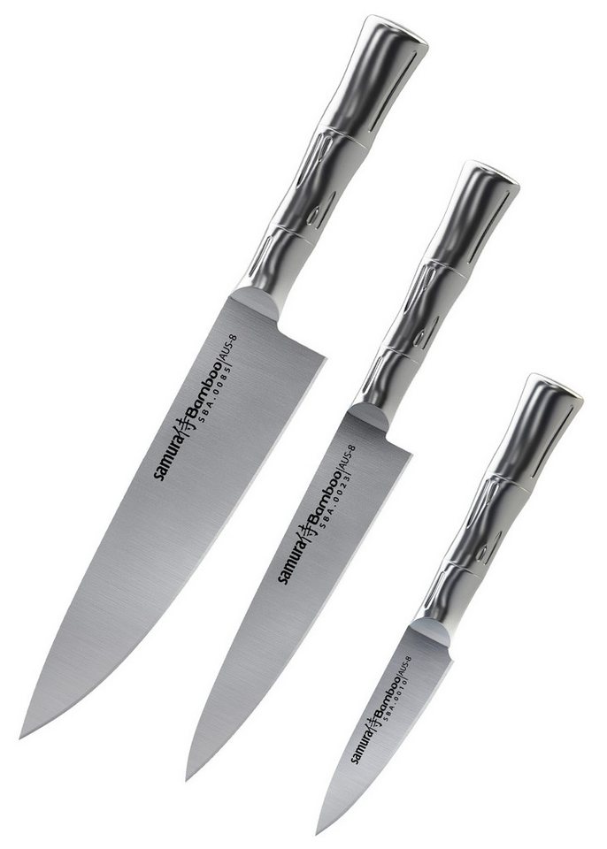 Samura Kochmesser Samura Bamboo, 3-teiliges Messerset Samura Kochmesser Samura Bamboo, 3-teiliges Messerset von Samura