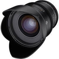 Samyang MF 24mm T1,5 VDSLR MK2 Canon EF 23001 Weitwinkel-Objektiv f/1.5 - 22 24mm (max) von Samyang