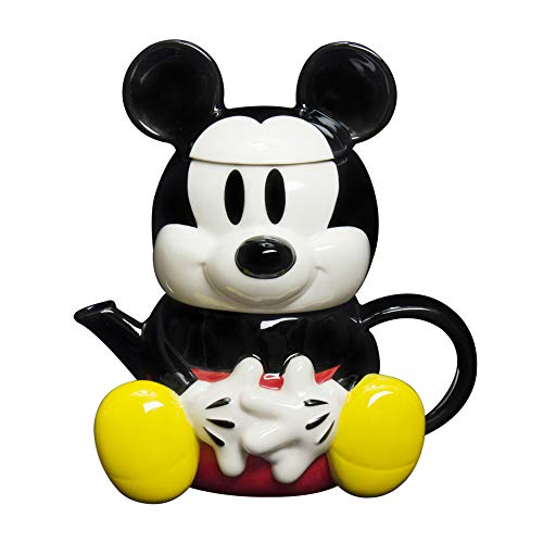 Mickey Mouse T-4 one SAN1812 (set of cup and tea pot with strainer) (japan import) von San Art