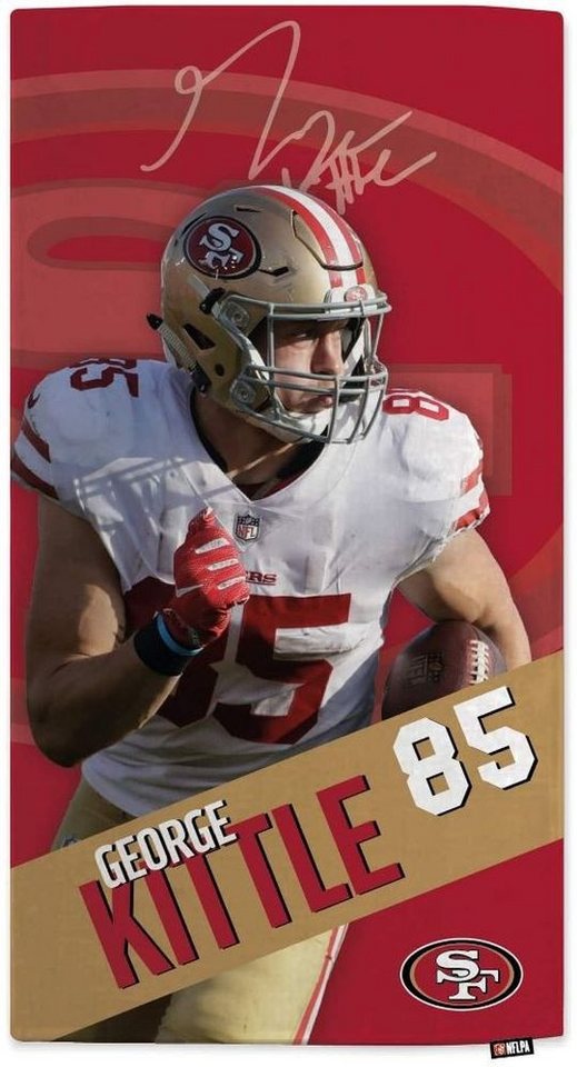 San Francisco 49ers Strandtuch NFLPA George Kittle Beach Towel Motion San Francisco 49ers Strandtuch NFLPA George Kittle Beach Towel Motion von San Francisco 49ers