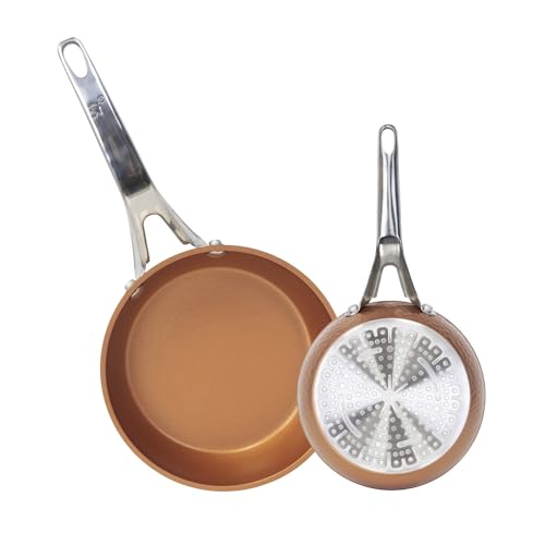 Kollektion Origen: Set mit 2 Bratpfannen, 16 und 28 cm, geschmiedetes Aluminium, geeignet für Induktion von San Ignacio
