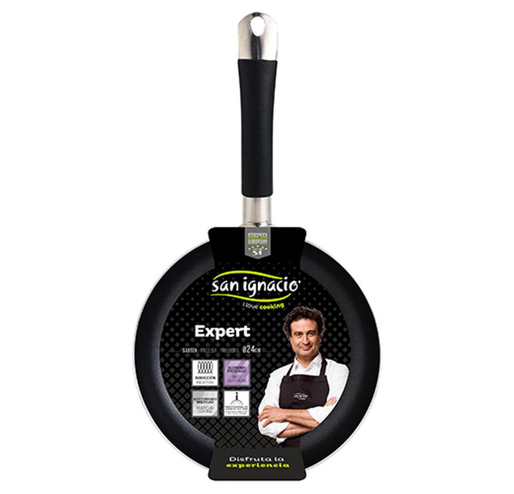 San Ignacio Bratpfanne San ignacio Pfanne San Ignacio Expert sg9516 24 x 5 cm Grau Aluminium San Ignacio Bratpfanne San ignacio Pfanne San Ignacio Expert sg9516 24 x 5 cm Grau Aluminium von San Ignacio