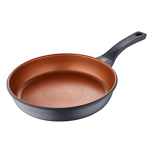 San Ignacio Bronze | Antihaftbeschichtete Bratpfanne 28 cm | Aus Gegossenem Aluminium | Effiziente Wärmeverteilung | Mit Soft-Touch-Griff | Geeignet für Alle Herdarten von San Ignacio