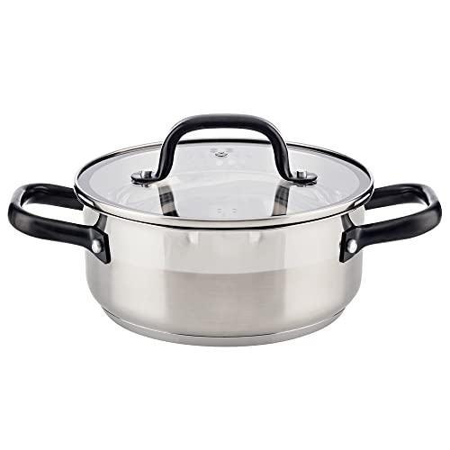 San Ignacio Kochtopf Pfanne 24 cm. diámetro Chrom, Edelstahl von San Ignacio
