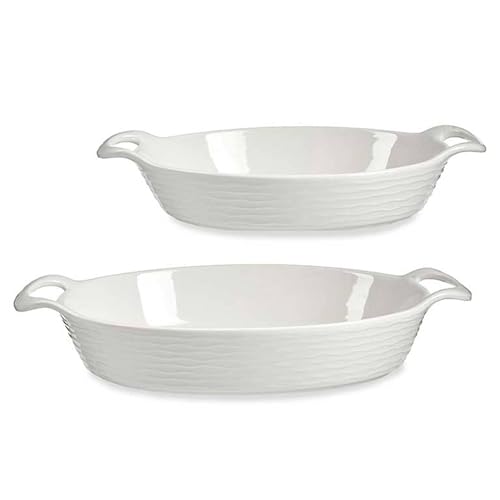 Set mit 2 ovalen Schalen, offene Griffe, Kollektion VESSIA Set mit 2 ovalen Schalen, offene Griffe, Kollektion VESSIA von San Ignacio