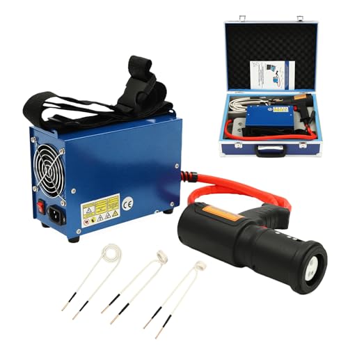 1500W Magnetische Induktionsheizgerät Induktionsheizer, ohne Flamme Induktions-Erhitzer Beheizt Zylindrisch, Quadratisch, Unregelmäßige Form inkl. 4 Spulen von SanBouSi