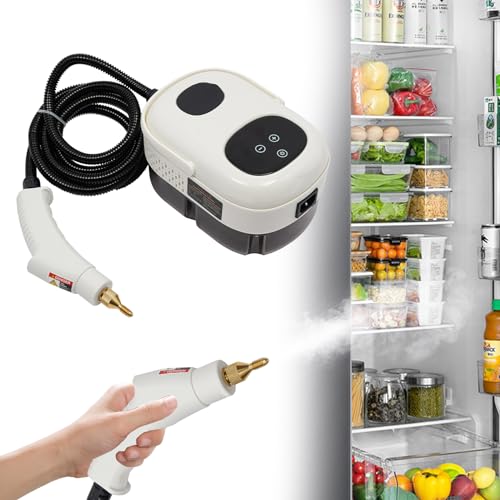 2500W Mehrzweck Dampfreiniger Handgerät Hochdruckdampf Steam Cleaner mit Bürstenköpfen für Zuhause Küchen Teppiche Sofa von SanBouSi