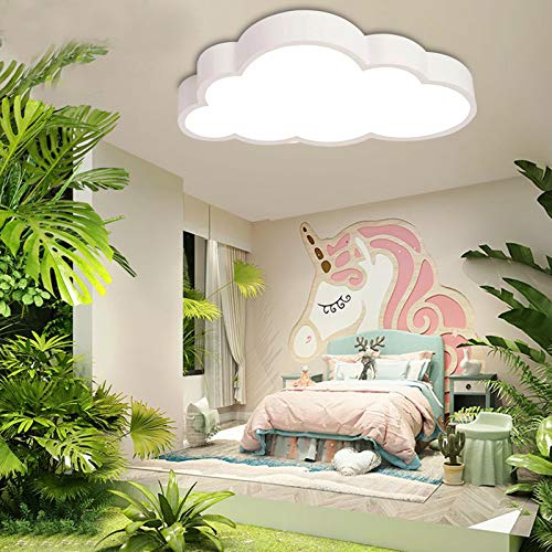 SanBouSi 36W LED Deckenlampe Kinderzimmer Wolken Acryl-schirm Lampe Decke Deckenleuchte für Kinder Babyzimmer, Schlafzimmer, Wohnzimmer von SanBouSi