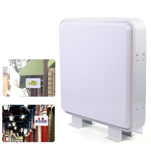 LED Leuchtkasten Doppelseitig Square Leuchtreklame Leuchtbox Wasserdichte Leuchtschild Leuchtreklame Lichtwerbung für Restaurants Imbissbuden Geschäfte 50×50cm von SanBouSi