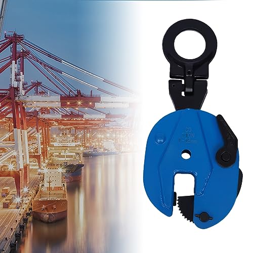 Plattenheber Hebeklemme 2T Industrielle Vertikale Plattenklemme mit Federvorrichtung zum Stahlplatten Heben und Transportieren von SanBouSi