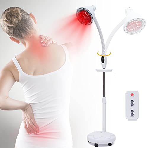 SanBouSi 275W Infrarotlampe Wärmelampe mit Ständer Rotlichtlampe Infrarot Lampe Temperatur Einstellbar 8-70°C Timing-Funktion mit Fernbedienung Infarotlichtlampe für Muskelschmerzen SanBouSi 275W Infrarotlampe Wärmelampe mit Ständer Rotlichtlampe Infrarot Lampe Temperatur Einstellbar 8-70°C Timing-Funktion mit Fernbedienung Infarotlichtlampe für Muskelschmerzen von SanBouSi
