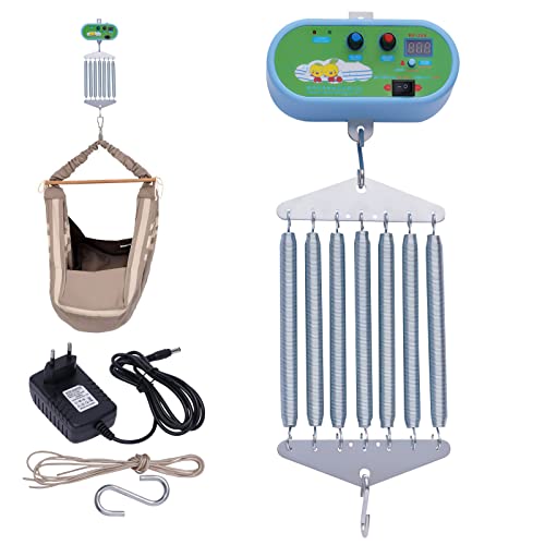 SanBouSi Elektrische Babyschaukel Controller bis 20 kg, Hängende Elektrische Babyschaukel Babywippe Controller mit Timer Motor Federwiege Elektrisch Schwingfeder Kein Geräusch Energiesparend von SanBouSi