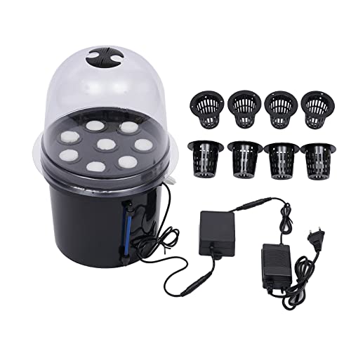 SanBouSi Hydroponic System Pflanzen Hydroponik Indoor Zuchtsystem Garden Anzuchtsystem Anzuchtschalen Setzling 8 Pflanzlöchern von SanBouSi