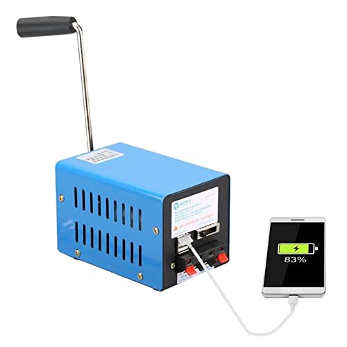 Tragbarer Handkurbel Generator Manuelle USB Ladegerät Notstromaggregate Manueller Generator für Camping im Freien Überleben von SanBouSi