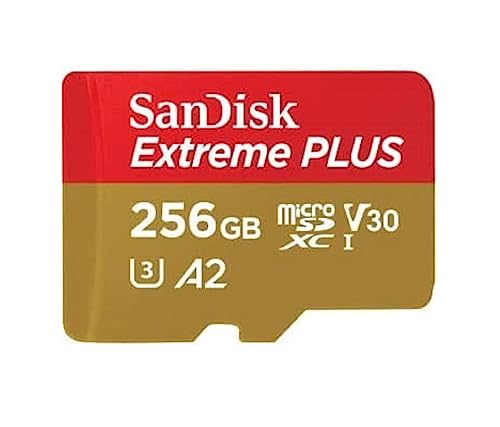 SANDISK - CARDS Extreme Plus MICROSDXC 256GB+SD Adapter 200MB/s 140MB/s A2 C10V SANDISK - CARDS Extreme Plus MICROSDXC 256GB+SD Adapter 200MB/s 140MB/s A2 C10V von SanDisk