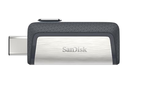 SanDisk Ultra Dual Drive USB Type-C Laufwerk Smartphone Speicher 128 GB (Mobiler Speicher, USB 3.1, versenkbarer Doppelanschluss, 150 MB/s Übertragungsraten, USB Laufwerk) von SanDisk