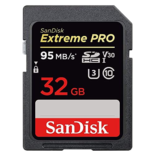 SanDisk Extreme PRO 32GB SDHC Memory Card up to 95MB/s, UHS-I, Class 10, U3, V30 von SanDisk