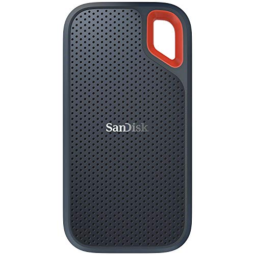 SanDisk Extreme Portable SSD 1 TB (USB-C, mit 550 MB/s Übertragungsraten, AES-Verschlüsselung und ist stoß-, wasser- und staubfest), Festkörper-Laufwerk von SanDisk