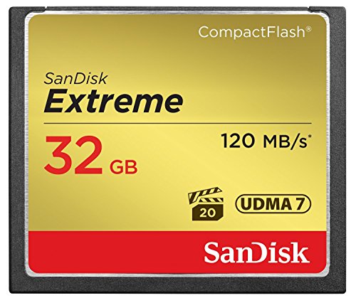 SanDisk Extreme UDMA7 CompactFlash-Karte, 32 GB, Schwarz/goldfarben SanDisk Extreme UDMA7 CompactFlash-Karte, 32 GB, Schwarz/goldfarben von SanDisk