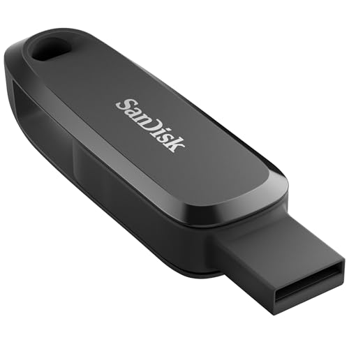 SanDisk Phone Drive 128 GB, 2-in-1 Phone Storage, (Für Android Smartphones und Tablets, Mac und Computer, USB Type-C und USB Type-A Anschluss) Automatisches Backup, Rescue PRO Deluxe, Schwarz von SanDisk