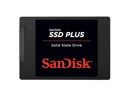 SanDisk SSD Plus 2 TB, 2.5" SATA Internal SSD, Read speeds up to 545 MB/s, Write Speeds 515 MB/s, SATA III 6 GB/s von SanDisk