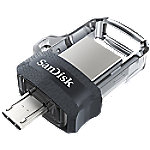 SanDisk USB 3.0 USB-Stick Ultra Dual 128 GB Transparent Schwarz von SanDisk