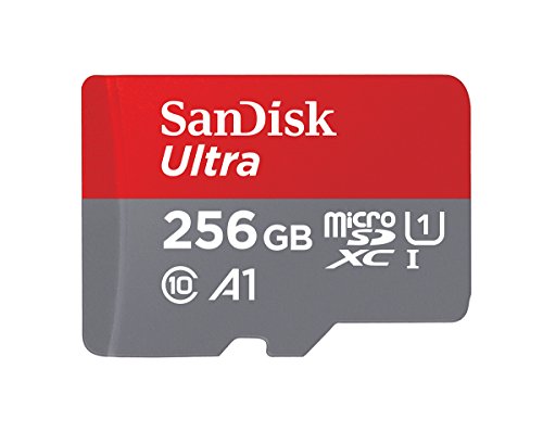 SanDisk Ultra 256GB microSDXC Speicherkarte bis zu 100MB/Sek., Class 10, U1, A1, FFP von SanDisk