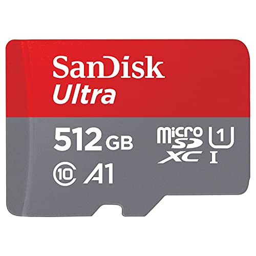 SanDisk Ultra 512GB microSDXC Memory Card + SD Adapter with A1 App Performance Up to 120 MB/s, Class 10, U1 von SanDisk