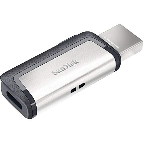 SanDisk Ultra Dual Drive USB Type-C Laufwerk Smartphone Speicher 32 GB (Mobiler Speicher, USB 3.1, versenkbarer Doppelanschluss, 150MB/s Übertragungsraten, USB Laufwerk) von SanDisk