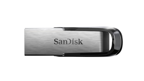 SanDisk Ultra Flair USB 3.0 Flash-Laufwerk 512 GB (robustes und elegantes Metallgehäuse, Passwortschutz, 150 MB/s Lesen) Schwarz von SanDisk