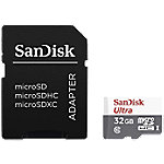 SanDisk Ultra Lite microSDHC UHS-I-Speicherkarte mit SD-Adapter 32 GB Klasse 10 SDSQUNR-032G-GN6TA von SanDisk