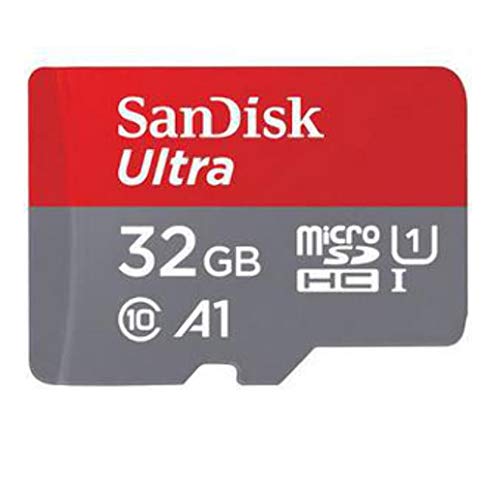SanDisk Ultra SDSQUAR-032G-GN6MA microSDHC Speicherkarte + SD-Adapter mit A1 App-Leistung bis zu 98 MB/s, Class 10, U1, SDSQUAR-032G-GN6MA von SanDisk