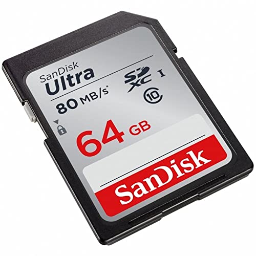 SanDisk Ultra SDXC Memory Card Up to 80 MB/s, Class 10, U1, 64 GB, Black/Grey SanDisk Ultra SDXC Memory Card Up to 80 MB/s, Class 10, U1, 64 GB, Black/Grey von SanDisk