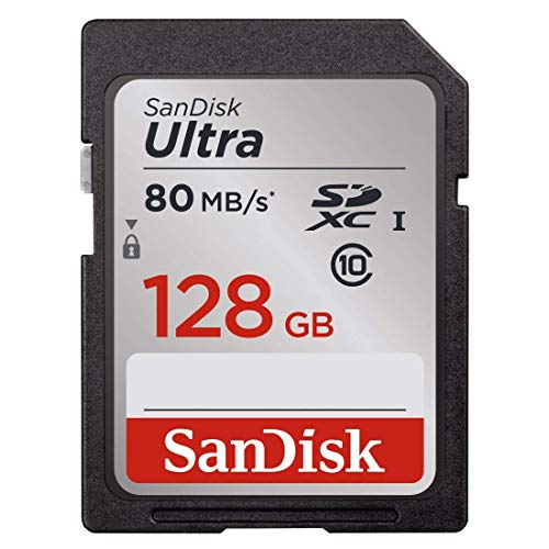 SanDisk Ultra SDXC UHS-I Speicherkarte bis zu 80MB/s (zertifiziert generalüberholt) 128GB von SanDisk