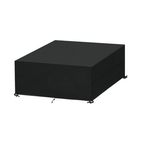 SanGlory Gartenmöbel Abdeckung 180x120x75cm Abdeckplane Gartenmöbel Schutzhülle Gartentisch Wasserdicht Abdeckungen Gartenmöbel Rechteckig Abdeckung für Gartenmöbel Sets Tische und Stühle von SanGlory