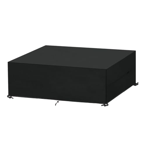 SanGlory Gartenmöbel Abdeckung 250x100x80cm Abdeckplane Gartenmöbel Schutzhülle Gartentisch Wasserdicht Abdeckungen Gartenmöbel Rechteckig Abdeckung für Gartenmöbel Sets Tische und Stühle von SanGlory