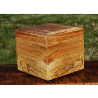 Erwachsene | Bis Zu 200 Pfund Urne-Bodenladen-Handgefertigt Aus Dunklem Ahorn-Free Basic Custom Lasergravur von SanWoodStudios