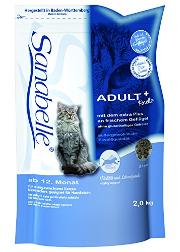 Sanabelle Adult mit Forelle | Katzentrockenfutter für ausgewachsene Katzen (ab dem 12. Monat), 1 x 2 kg von Sanabelle