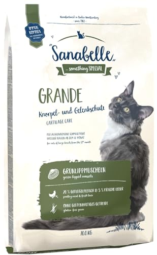 Sanabelle Grande | Katzentrockenfutter für ausgewachsene Katzen (besonders geeignet für große Rassen) | 1 x 10 kg von Sanabelle