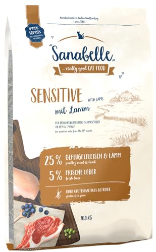 Sanabelle Sensitive mit Lamm | Katzentrockenfutter für ernährungssensible Katzen | 1 x 2 kg Sanabelle Sensitive mit Lamm | Katzentrockenfutter für ernährungssensible Katzen | 1 x 2 kg von Sanabelle