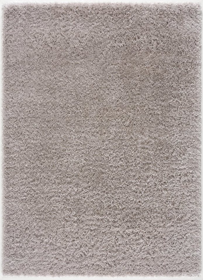 Hochflor-Teppich Porto, Sanat, rechteckig, Höhe: 45 mm, Wohnzimmer, Langflor, Shaggy Teppich von Sanat