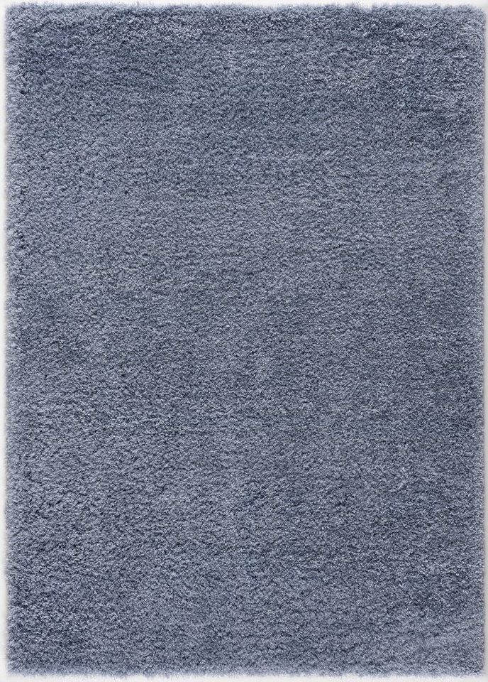 Hochflor-Teppich Porto, Sanat, rechteckig, Höhe: 45 mm, Wohnzimmer, Langflor, Shaggy Teppich von Sanat