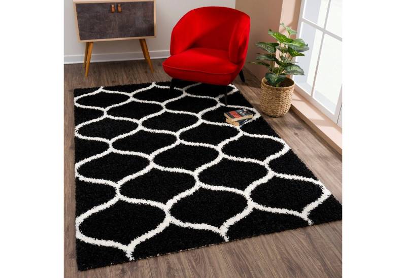 Sanat Hochflor-Teppich Madrid, rechteckig, Höhe: 30 mm, Wohnzimmer, Langflor, Shaggy Teppich Sanat Hochflor-Teppich Madrid, rechteckig, Höhe: 30 mm, Wohnzimmer, Langflor, Shaggy Teppich von Sanat