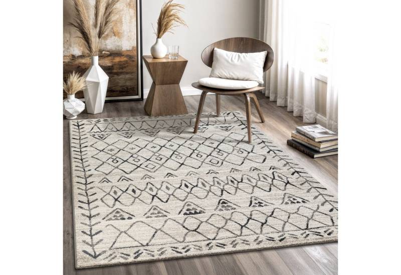 Sanat Teppich Boho 8200, rechteckig, Höhe: 10 mm, Kurzflor, robust, Boho, Scandic, für Fussbodenheizung geeignet Sanat Teppich Boho 8200, rechteckig, Höhe: 10 mm, Kurzflor, robust, Boho, Scandic, für Fussbodenheizung geeignet von Sanat