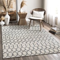 Sanat Teppich "Boho 8203" rechteckig 10 mm Höhe Kurzflor, robust, Boho, Scandic, für Fussbodenheizung geeignet von Sanat