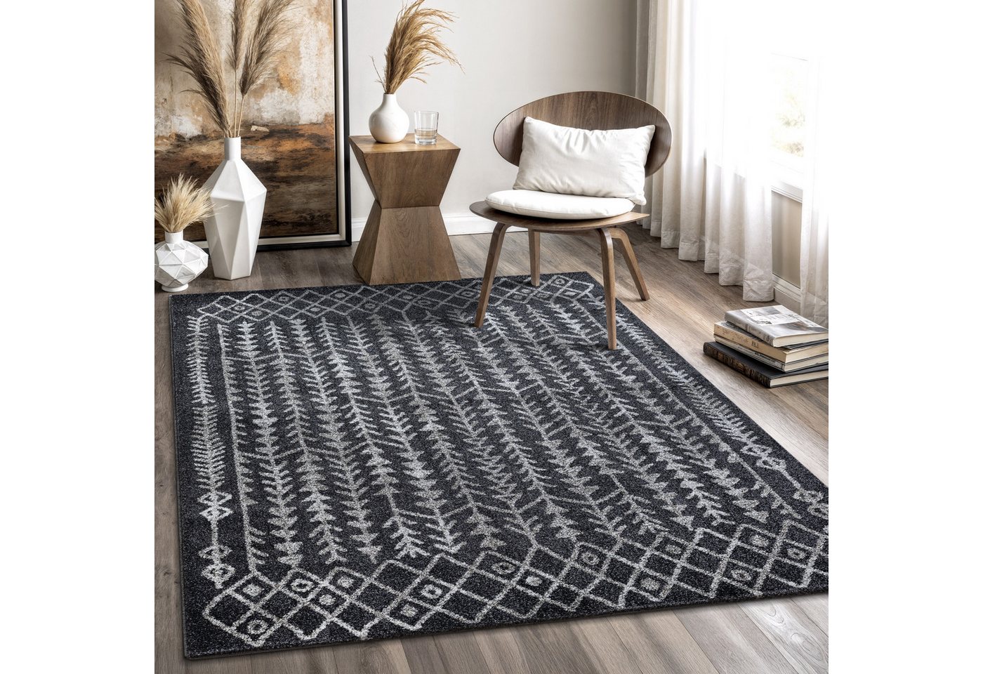 Sanat Teppich Boho 8204, rechteckig, Höhe: 10 mm, Kurzflor, robust, Boho, Scandic, für Fussbodenheizung geeignet Sanat Teppich Boho 8204, rechteckig, Höhe: 10 mm, Kurzflor, robust, Boho, Scandic, für Fussbodenheizung geeignet von Sanat