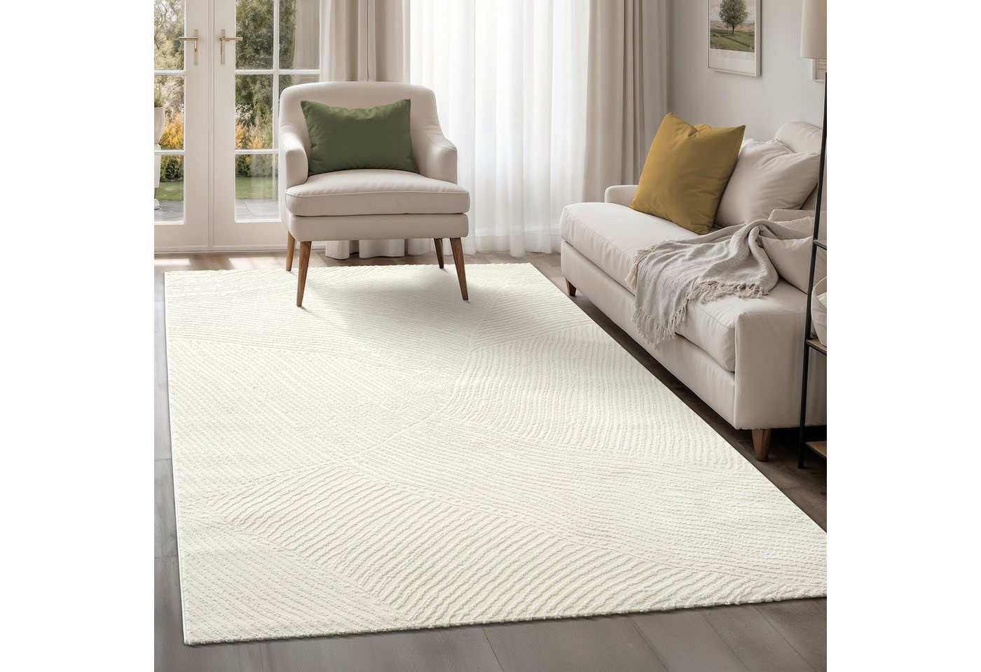 Sanat Teppich Hera 3401, rechteckig, Höhe: 11 mm, Kurzflor, modern, Wohnzimmer, Schlafzimmer, fussbodenheizungsgeeignet Sanat Teppich Hera 3401, rechteckig, Höhe: 11 mm, Kurzflor, modern, Wohnzimmer, Schlafzimmer, fussbodenheizungsgeeignet von Sanat