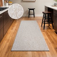 Sanat Teppich "Lora Plus, auch als Läufer" rechteckig 5 mm Höhe Kurzflor, uni, gekettelt, Wohnzimmer, Kinderzimmer von Sanat