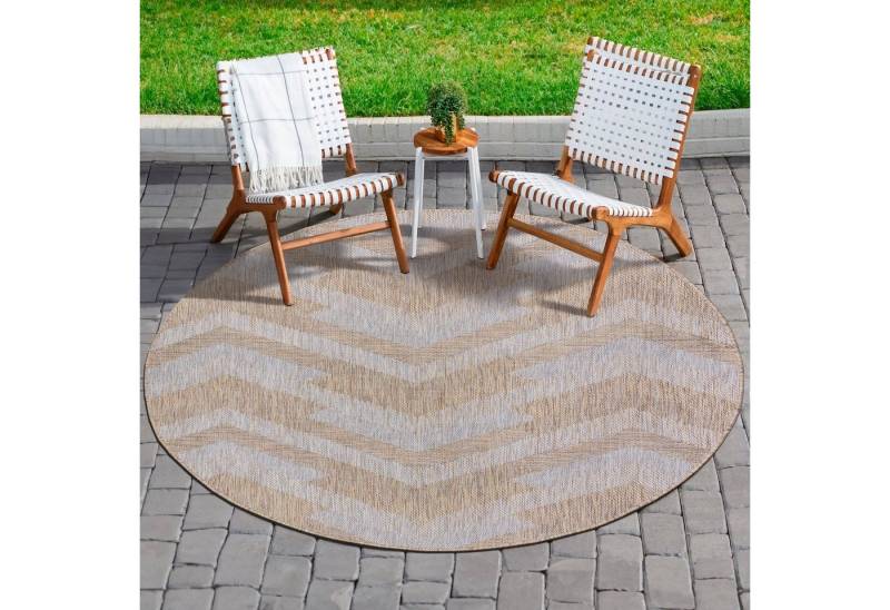 Sanat Teppich Melissa 8004, rund, Höhe: 10 mm, Kurzflor, In -und Outdoor geeignet, Wohnzimmer Sanat Teppich Melissa 8004, rund, Höhe: 10 mm, Kurzflor, In -und Outdoor geeignet, Wohnzimmer von Sanat